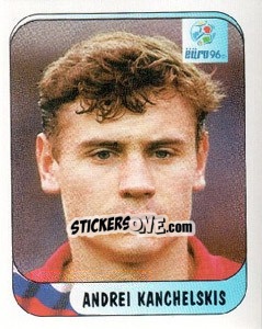 Sticker Andrei Kanchelskis - UEFA Euro England 1996 - Merlin