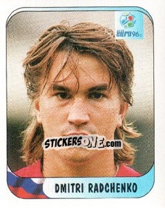 Cromo Dmitri Radchenko - UEFA Euro England 1996 - Merlin