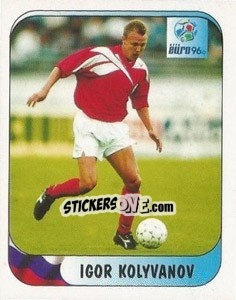 Sticker Igor Kolyvanov - UEFA Euro England 1996 n. 236a - Merlin