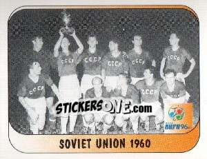 Cromo Soviet Union 1960 - UEFA Euro England 1996 - Merlin