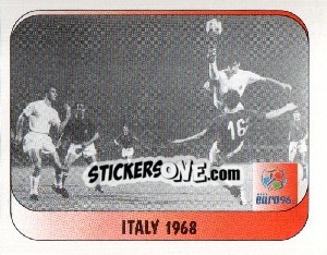 Sticker Italy 1968 - UEFA Euro England 1996 - Merlin