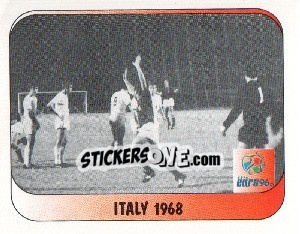 Sticker Italy 1968 - UEFA Euro England 1996 - Merlin
