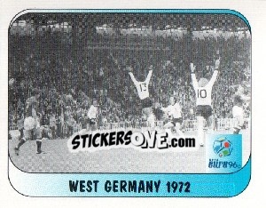 Sticker West Germany 1972 - UEFA Euro England 1996 n. 248 - Merlin