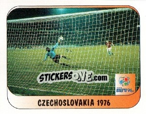 Sticker Czechoslovakia 1976 - UEFA Euro England 1996 n. 250 - Merlin