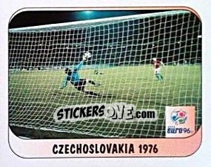 Sticker Czechoslovakia 1976 - UEFA Euro England 1996 n. 250a - Merlin