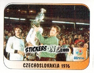 Sticker Czechoslovakia 1976 - UEFA Euro England 1996 n. 251 - Merlin