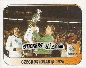 Sticker Czechoslovakia 1976 - UEFA Euro England 1996 n. 251a - Merlin