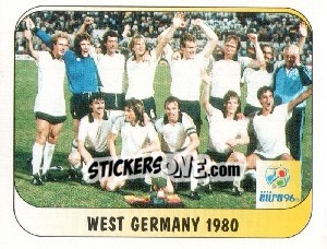 Cromo West Germany 1980 - UEFA Euro England 1996 - Merlin