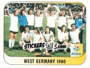 Sticker West Germany 1980 - UEFA Euro England 1996 n. 253 - Merlin