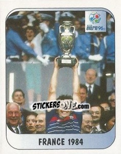 Cromo France 1984 - UEFA Euro England 1996 - Merlin