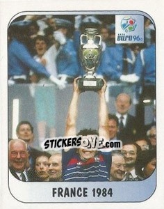 Sticker France 1984 - UEFA Euro England 1996 - Merlin