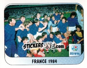 Sticker France 1984 - UEFA Euro England 1996 n. 255 - Merlin