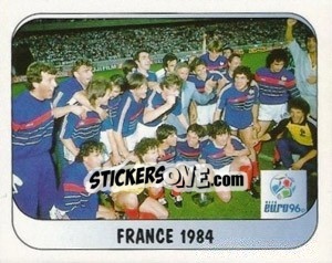 Sticker France 1984 - UEFA Euro England 1996 - Merlin