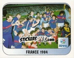 Sticker France 1984 - UEFA Euro England 1996 n. 255a - Merlin