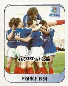 Sticker France 1984 - UEFA Euro England 1996 n. 256a - Merlin
