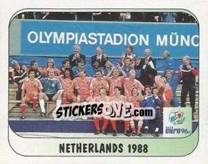 Sticker Netherlands 1988 - UEFA Euro England 1996 n. 258a - Merlin