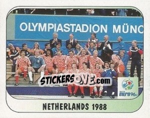 Sticker Netherlands 1988 - UEFA Euro England 1996 - Merlin