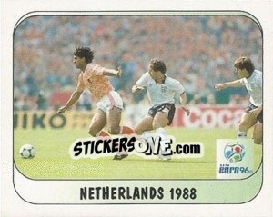 Sticker Netherlands 1988 - UEFA Euro England 1996 - Merlin