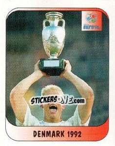 Sticker Denmark 1992 - UEFA Euro England 1996 - Merlin