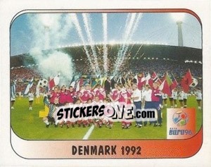Sticker Denemark 1992 - UEFA Euro England 1996 n. 262a - Merlin