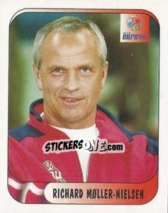Figurina Richard Moller-Nielsen - UEFA Euro England 1996 n. 265a - Merlin
