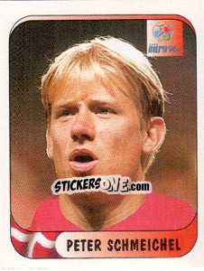 Figurina Peter Schmeichel - UEFA Euro England 1996 n. 266 - Merlin