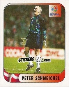 Cromo Peter Schmeichel - UEFA Euro England 1996 - Merlin