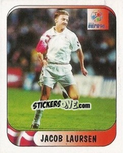 Sticker Jacob Laursen - UEFA Euro England 1996 - Merlin