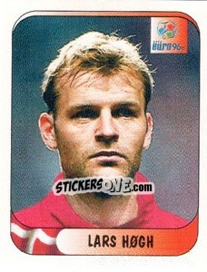 Cromo Lars Hogh - UEFA Euro England 1996 - Merlin