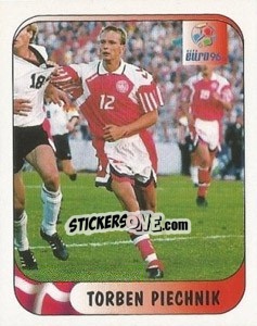 Sticker Torben Piechnik - UEFA Euro England 1996 n. 272a - Merlin