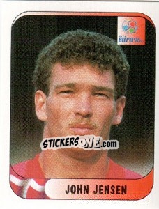 Sticker John Jensen - UEFA Euro England 1996 - Merlin