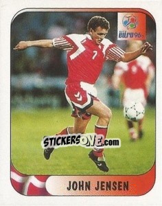 Cromo John Jensen - UEFA Euro England 1996 - Merlin