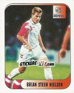 Sticker Brian Steen Nielsen - UEFA Euro England 1996 n. 274a - Merlin