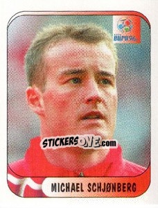 Sticker Michael Schjonberg - UEFA Euro England 1996 - Merlin