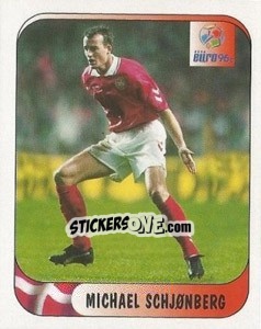 Cromo Michael Schjonberg - UEFA Euro England 1996 - Merlin