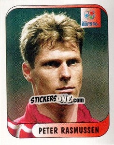 Sticker Peter Rasmussen - UEFA Euro England 1996 - Merlin