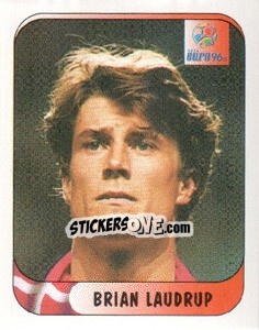 Sticker Brian Laudrup - UEFA Euro England 1996 n. 280 - Merlin
