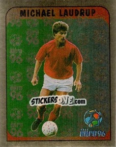 Sticker Michael Laudrup - UEFA Euro England 1996 - Merlin