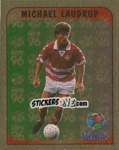 Sticker Michael Laudrup - UEFA Euro England 1996 - Merlin