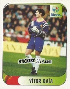 Cromo Vitor Baia - UEFA Euro England 1996 - Merlin