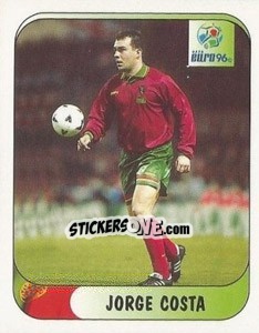 Sticker Jorge Costa - UEFA Euro England 1996 n. 288a - Merlin