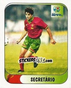 Figurina Secretario - UEFA Euro England 1996 n. 289a - Merlin