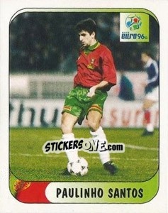 Cromo Paulinho Santos - UEFA Euro England 1996 - Merlin