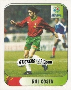 Sticker Rui Costa - UEFA Euro England 1996 n. 293a - Merlin