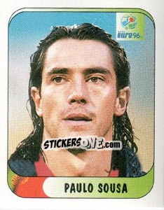 Sticker Paulo Sousa - UEFA Euro England 1996 - Merlin
