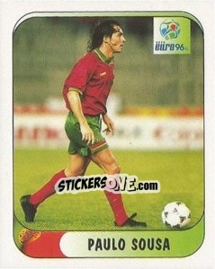 Cromo Paolo Sousa - UEFA Euro England 1996 - Merlin