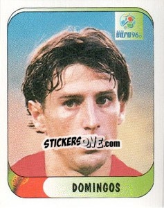 Sticker Domingos - UEFA Euro England 1996 - Merlin