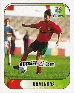 Sticker Domingos - UEFA Euro England 1996 - Merlin