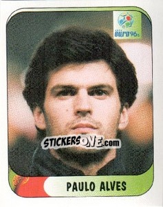 Sticker Paulo Alves - UEFA Euro England 1996 - Merlin