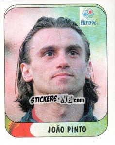 Cromo Joao Pinto - UEFA Euro England 1996 - Merlin